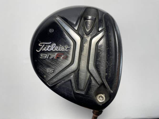 Titleist 917 F2 3 Fairway Wood 15* Diamana M+60 x5ct 60g Stiff RH Oversize Grip