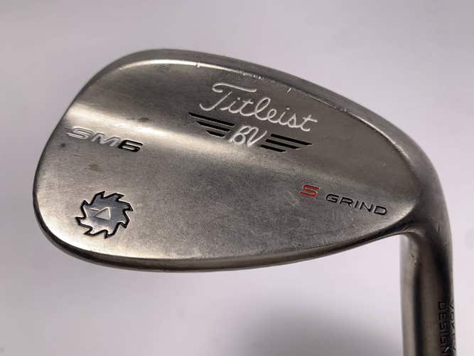 Titleist Vokey SM6 Steel Grey Sand Wedge SW 54* 10 Bounce S-Grind Wedge RH