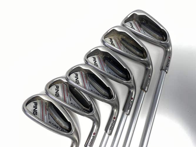 Ping Karsten 2014 Iron Set 7-PW+GW+SW Maroon Dot 5* Up KS 401 Regular RH