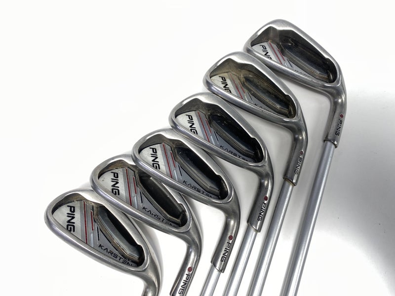 Ping Karsten 2014 Iron Set 7-PW+GW+SW Maroon Dot 5* Up KS 401 Regular RH