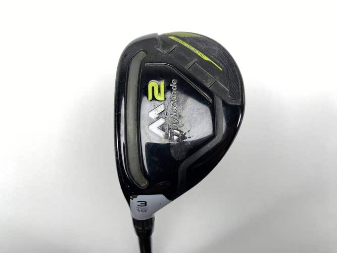 TaylorMade M2 2017 3 Hybrid 19* M2 Reax 75g Stiff Graphite Mens LH