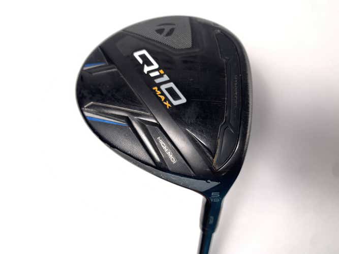 TaylorMade Qi10 MAX 5 Fairway Wood 19* Kai'li Blue 70g Stiff Graphite Mens RH