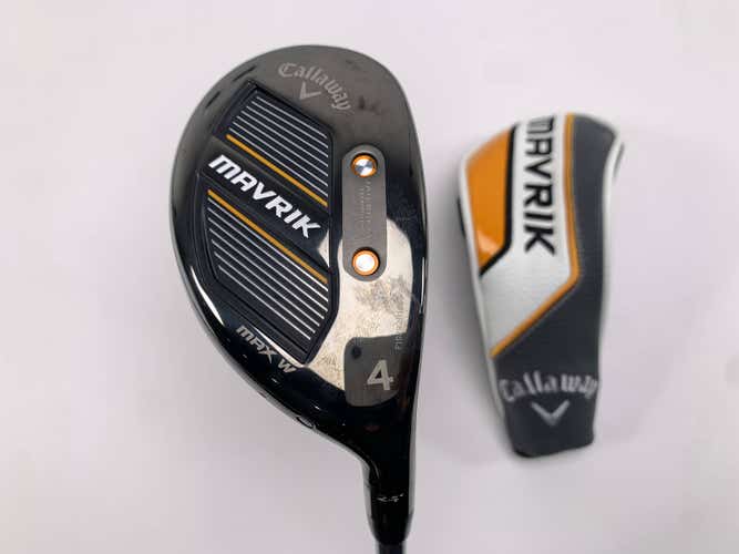 Callaway Mavrik Max Womens 4 Hybrid 24* Fujikura Vista Pro 60 60g Stiff RH HC