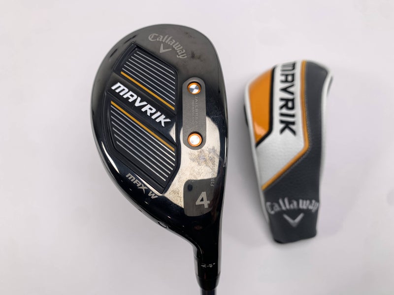 Callaway Mavrik Max Womens 4 Hybrid 24* Fujikura Vista Pro 60 60g Stiff RH HC