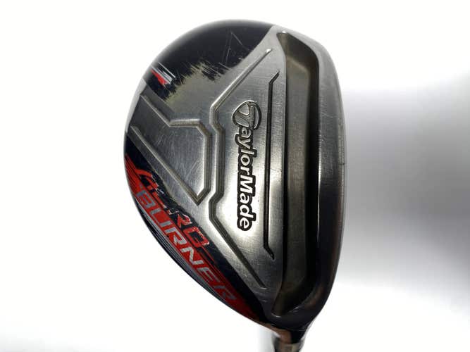 TaylorMade Aeroburner Black 4 Hybrid 22* REAX 60g Regular Graphite Mens RH
