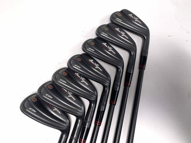 Ben Hogan Icon Black Iron Set 4-PW UST Mamiya Recoil ES 780 F4 Stiff RH