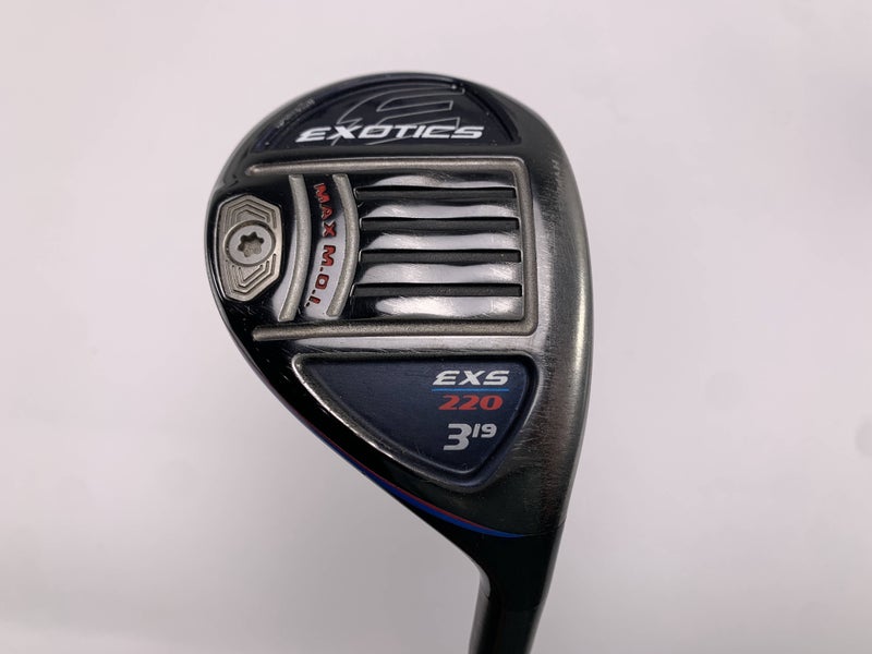 Tour Edge Exotics EXS 220 3 Hybrid 19* KBS Tour Graphite Iron TGI 80g Stiff RH