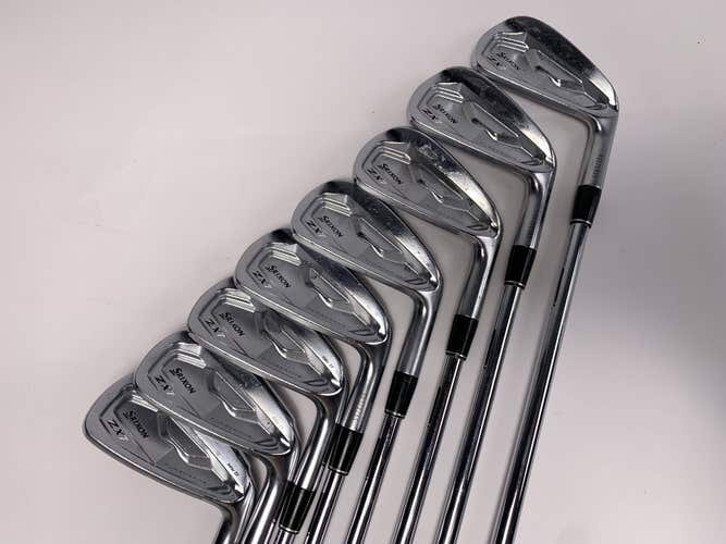 Srixon ZX7 MKII Iron Set 3-PW Precision Rifle 7.0 Extra Stiff Steel Mens RH +1''
