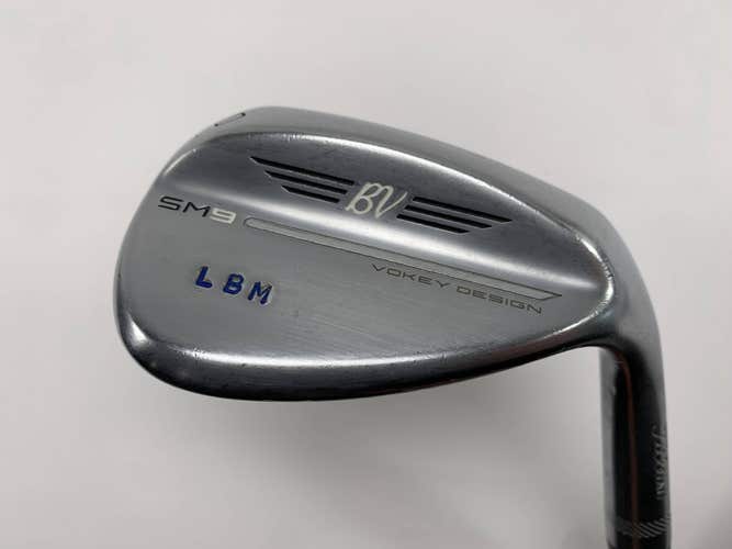 Titleist Vokey SM9 Tour Chrome Wedge 60* 4 Project X LZ 6.0 Stiff Steel Mens RH