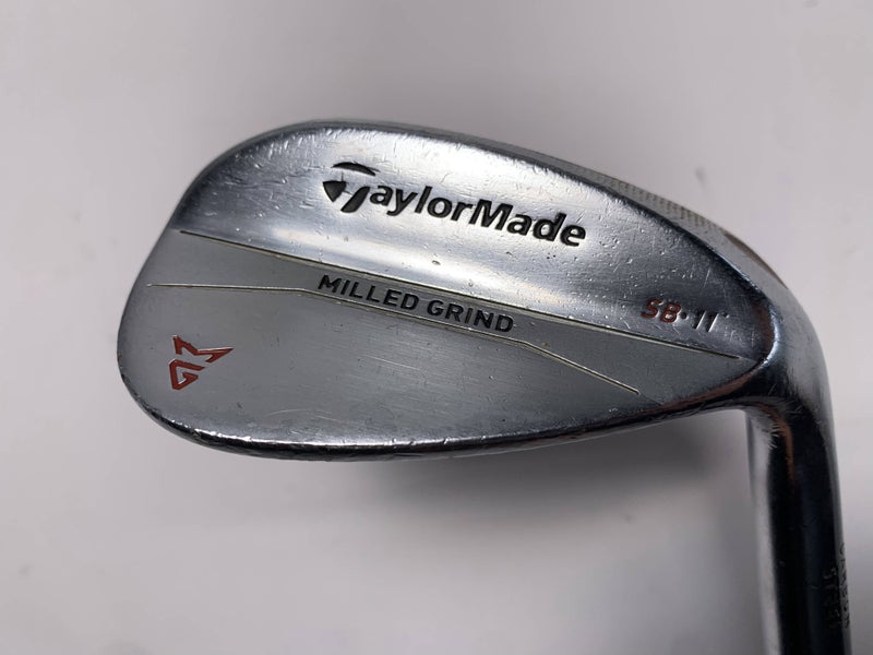 TaylorMade Milled Grind Satin Chrome Wedge 58* 11 True Temper DG Wedge RH