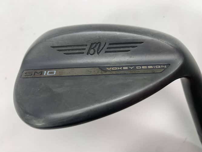 Titleist Vokey SM10 Jet Black Wedge 60* 10 Bounce S-Grind SM10 Wedge Steel RH