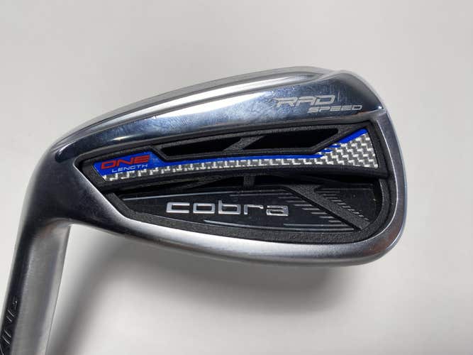 Cobra RAD Speed One Length 37" Pitching Wedge PW NS Pro 950 Stiff Steel Mens LH