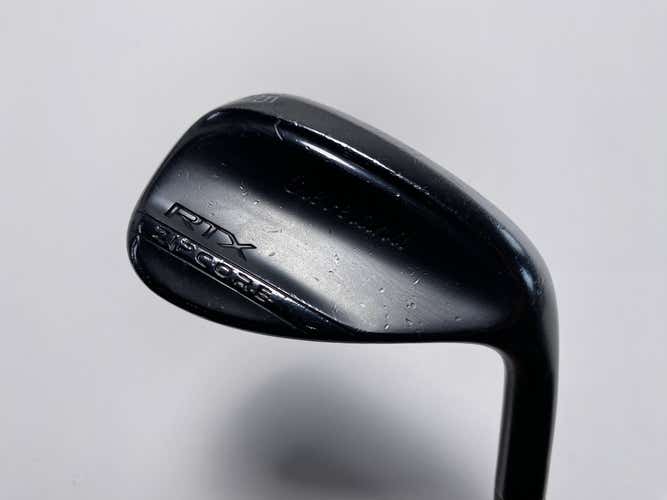 Cleveland RTX ZipCore Black Satin Sand Wedge SW 56* 10 True Temper DG Mens RH