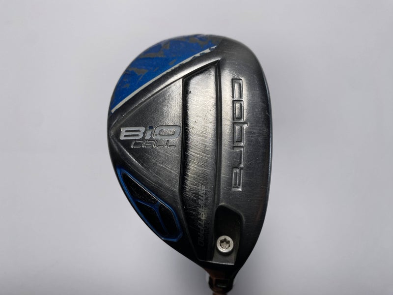 Cobra Bio Cell Blue 3-4 Hybrid 20.5* 63g Stiff Graphite Mens RH Midsize Grip