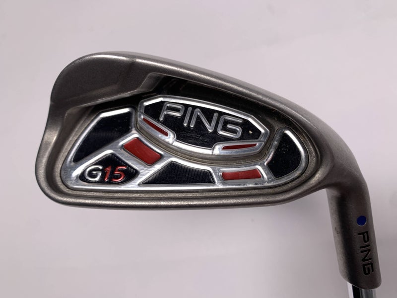 Ping G15 Single 7 Iron Blue Dot AWT Stiff Steel Mens RH Undersize Grip