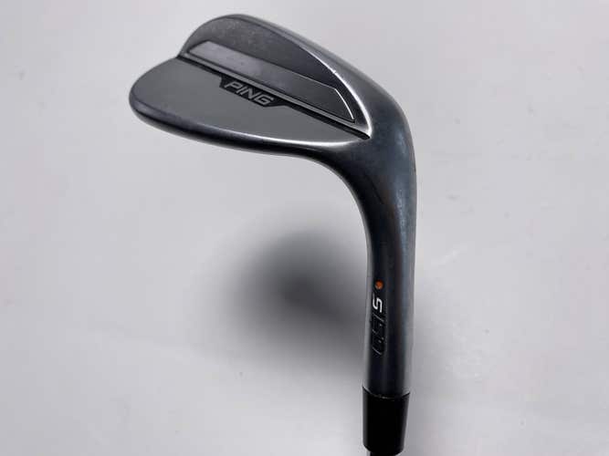 Ping s159 Chrome Sand Wedge SW 58* 8 Orange Dot 2* Flat KBS 610 Wedge Mens RH