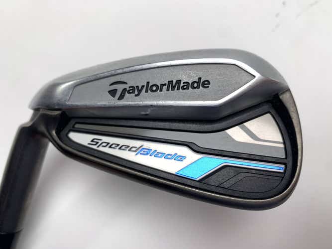 TaylorMade Speedblade Single 6 Iron VeloxT 65g Regular Graphite Mens LH