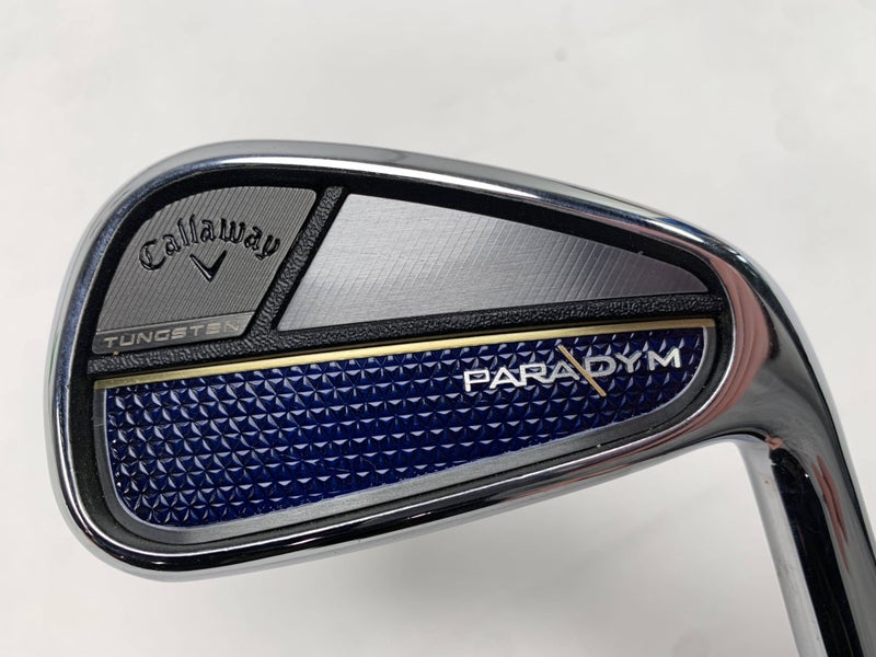 Callaway Paradym Single 7 Iron Project X HZRDUS 6.0 75g Stiff Graphite Mens RH