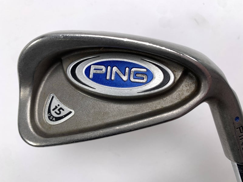 Ping i5 Single 4 Iron Blue Dot 1* Up Cushin Stiff Steel Mens RH