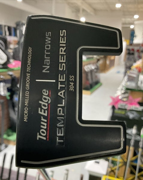TourEdge NARROWS TEMPLATE SERIES 35" Left-Handed Mid-Mallet Putter 10" Grip
