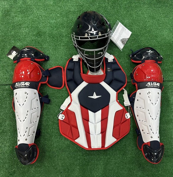 All Star Top Star Intermediate Ages 13-15 Baseball Catchers Gear Set - USA