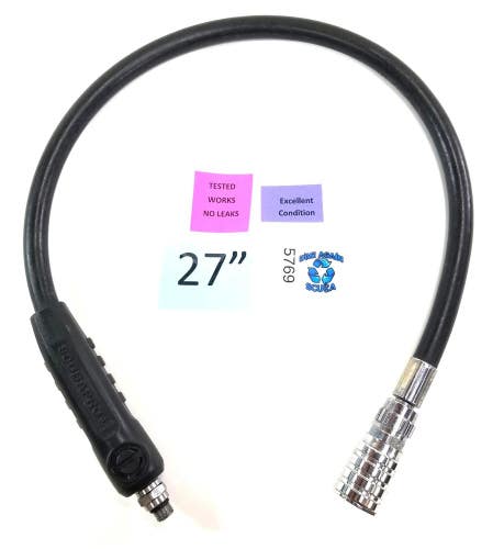Scubapro Air 2 BCD BC Octo Inflator Hose Air Source 27" Scuba Dive Atomic SS1