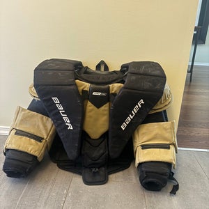 BAUER PRO SERIES WHL WORN CHESTPAD SIZE: L