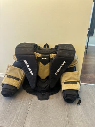 BAUER PRO SERIES WHL WORN CHESTPAD SIZE: L