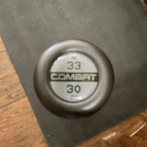 2025 Combat MFG Spec A1 Shadowcast Alloy BBCOR Certified Bat (-3) 30 oz 33" (Used) Rings Removed