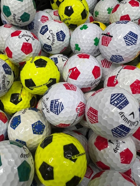 24 Premium AAA Callaway Truvis Chrome Soft Used Golf Balls...Asst. Color