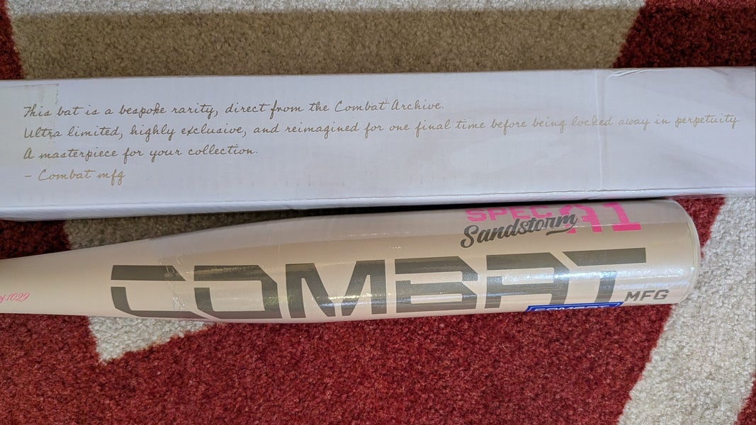 Exclusive! #489 of 1029 COMBAT Mfg Spec A1 Sandstorm Anniversary BBCOR 32/29