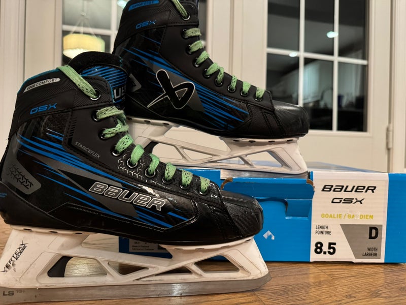 2024 Bauer GSX Hockey Goalie Skates Regular Width 8.5 (Used)