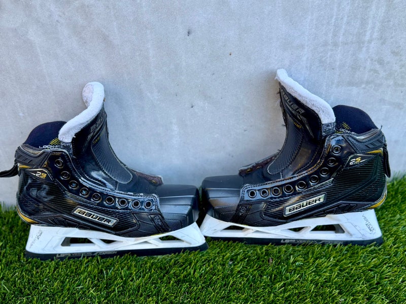2018 Bauer Supreme 2S Pro Hockey Goalie Skates Extra Wide Width Size 5.5 (Used)
