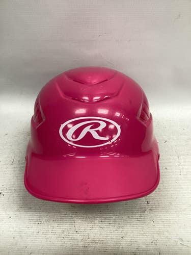 Used Rawlings YOUTH HELMET Batting Helmet No Mask Pink SM 11851-S000039852