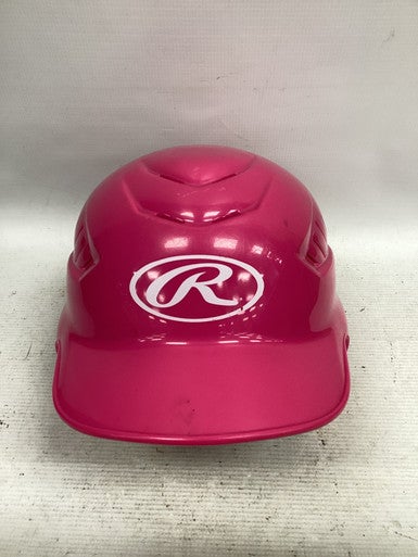 Used Rawlings YOUTH HELMET Batting Helmet No Mask Pink SM 11851-S000039852