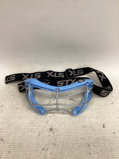 Used STX 2SEE- S Lacrosse Facial Protect Carolina Blue SM 11851-S000039847