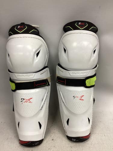 Used CCM 2X Senior Shin Guards White 13" 11851-S000039841