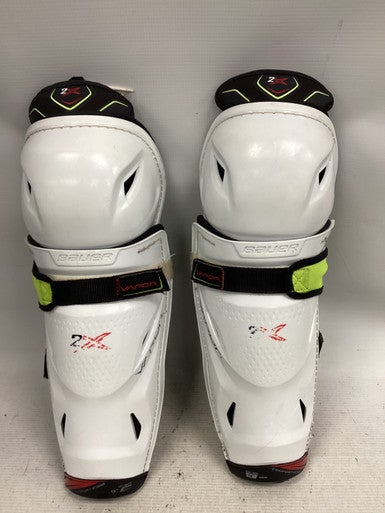 Used CCM 2X Senior Shin Guards White 13" 11851-S000039841