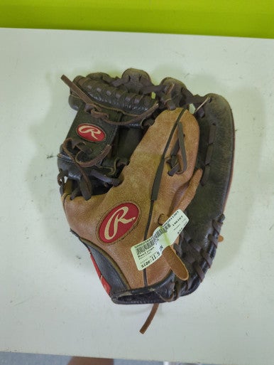 Used Rawlings 115 BB/SB Glove RH Throw Brown 11 1/2" 11307-S000258820