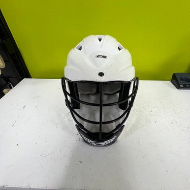Used Cascade ADJUSTABLE HELMET YOUTH Lacrosse Helmet White One Size 11307-S000258761