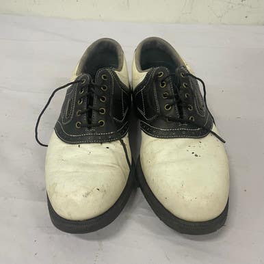Used Foot Joy Mens Golf Shoes White Senior 8.5 11307-S000257347
