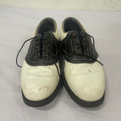 Used Foot Joy Mens Golf Shoes White Senior 8.5 11307-S000257347