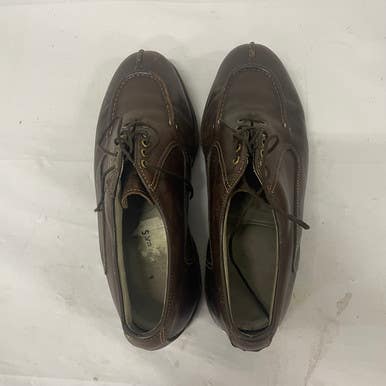 Used Foot Joy Mens Golf Shoes Brown Senior 8.5 11307-S000257348
