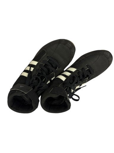 Used Adidas Wrestling Shoes Black Junior 05.5 11307-S000260758