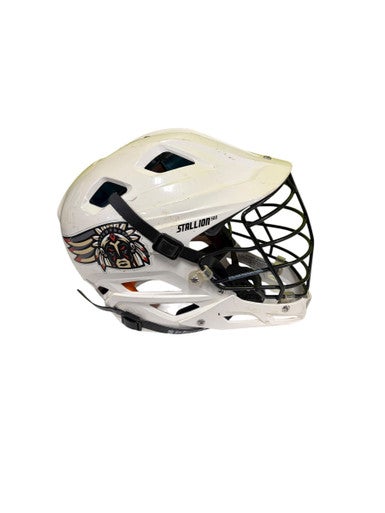 Used Schutt STALLION 500 Lacrosse Helmet White LG 11307-S000260144