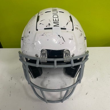 Used Schutt F7 YOUTH FB Helmet White MD 11307-S000259111