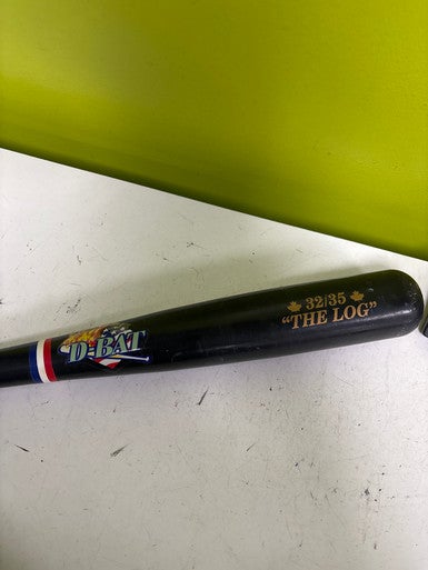 Used D-BAT THE LOG BB/SB Wood Bat 32" 11307-S000259037