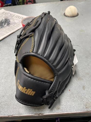 Used Franklin FIELDMASTER SERIES BB/SB Glove RH Throw Black 12" 11307-S000258055