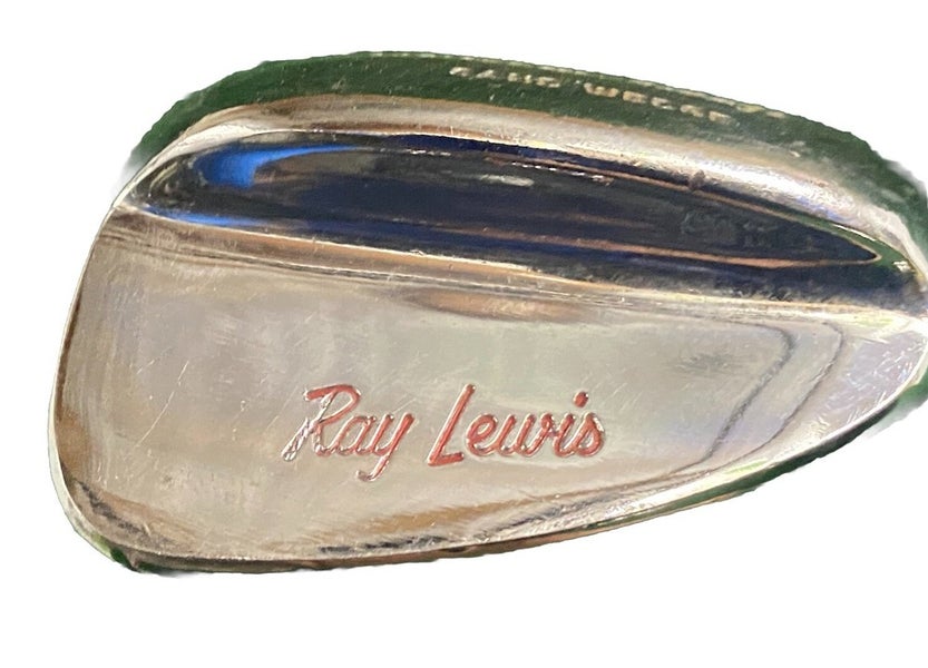 Custom Craft Ray Lewis Sand Wedge 56* Men's RH Stiff Steel 35" Nice Vintage Club