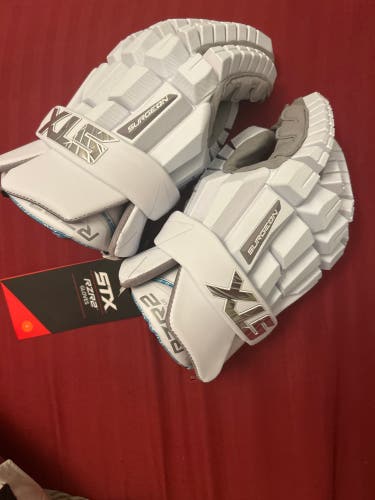 STX Surgeon RZR2 Lacrosse Gloves Medium (New)
